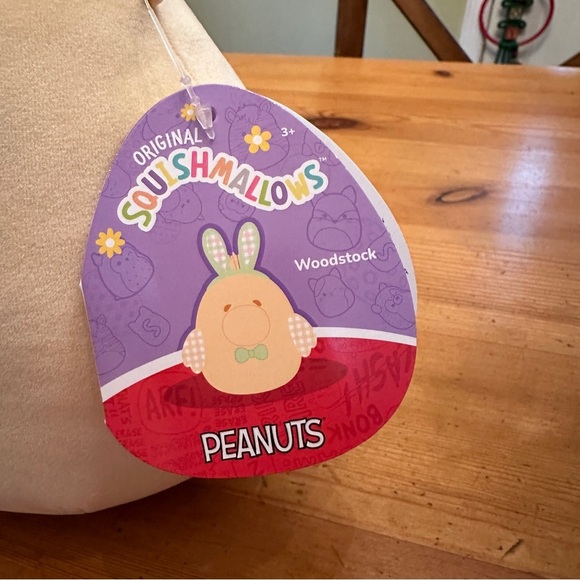 NWT Peanuts SquishMallows Woodstock - Picture 5 of 6